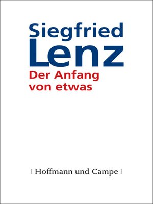 cover image of Der Anfang von etwas